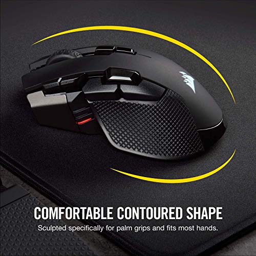 Corsair Ironclaw Wireless Rgb - Fps And Moba Gaming Mouse - 18,000 Dpi Optical Sensor - Sub-1 Ms Slipstream Wireless (Renewed) #TOP3