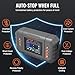 VEVOR Smart Battery Charger, 35-Amp, Lithium LiFePO4 Lead-Acid (AGM/Gel/SLA) Car Battery Charger with LCD Display, Trickle Charger Maintainer Desulfator for Boat Motorcycle Lawn Mower Deep Cycle