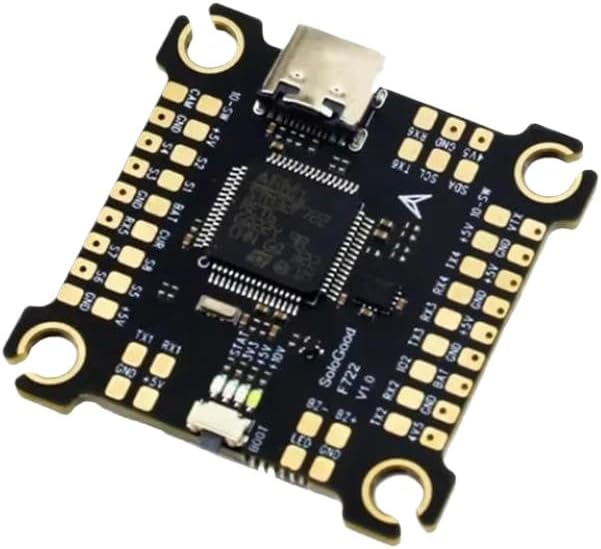 F722 Flight Controller With BLHELI_S 60A 4in1 ESC Stack ICM42688P 30.5X30.5mm 2-6S Compatible With Freestyle Drones And DIY Quadcopter Parts(Only F722 FC)