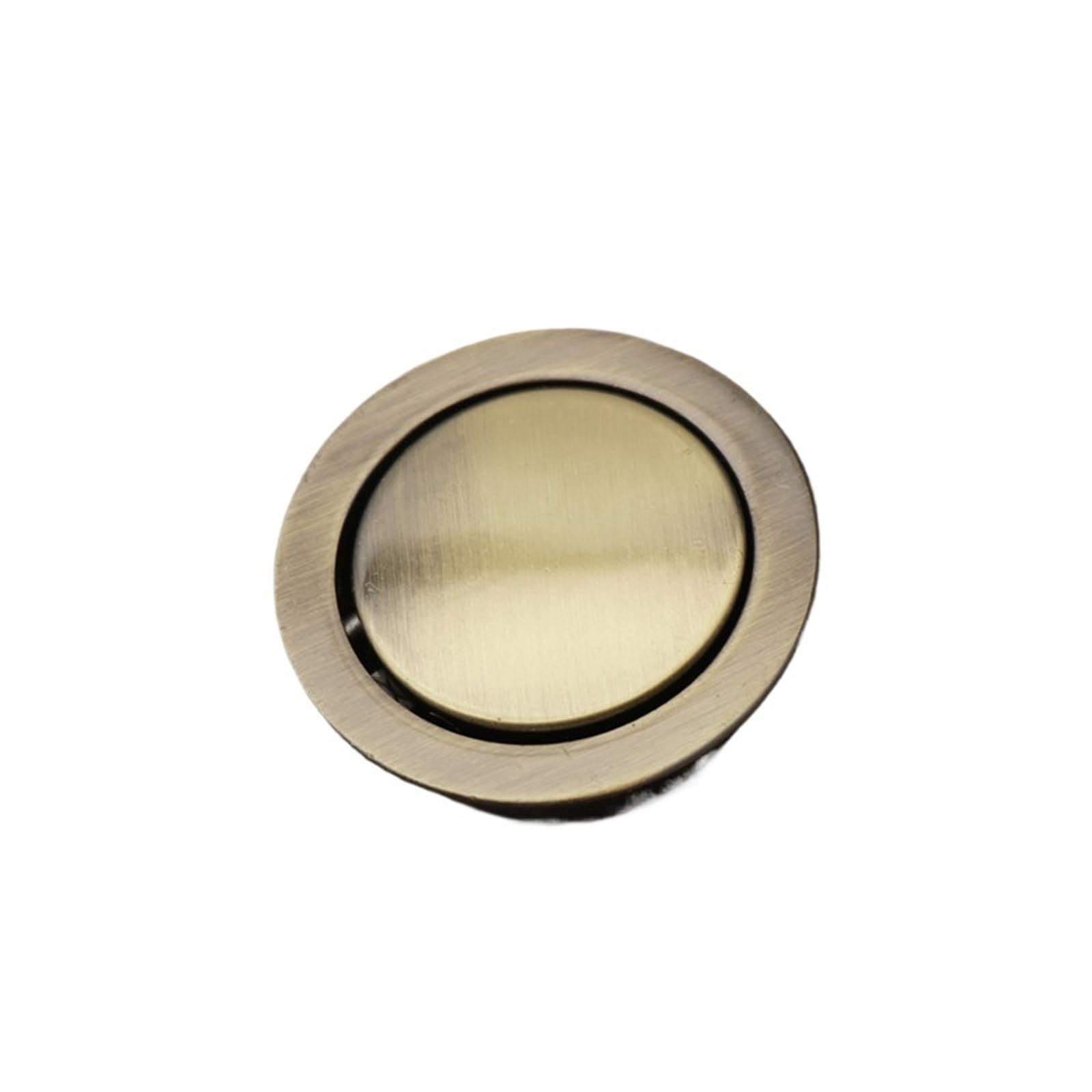 OZLCUA Concealed Handles Concealed Dark Hidden Door Handles Metal Recessed Flush Pull Cabinet Drawer Invisible Round Wardrobe Shoe Handle Hardware(H)