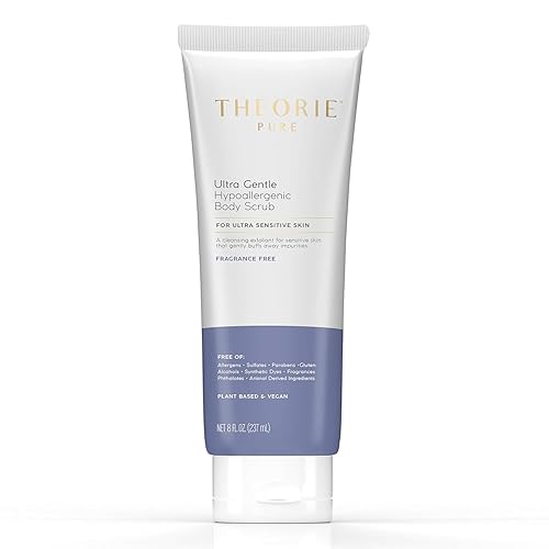 Miniatura 1 de THEORIE Pure Face and Body Scrub- Hipoalergénico, a base de aloe y vegano, fragancia, sulfato, irritante, parabenos y alérgenos, exfoliante