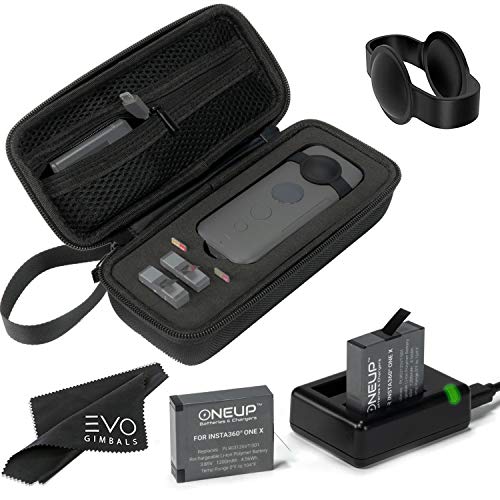 Storage Case and Battery Kit Bundle for Insta360 ONE X 360 Camera