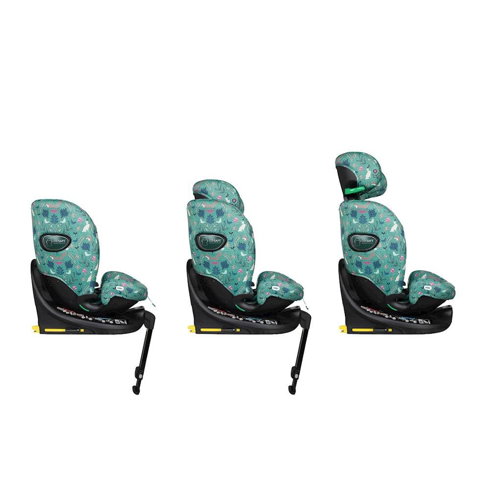 COSATTO All in All Extra i-Size - Seggiolino auto girevole a 360°, gruppo 0+123, 0-36 kg, 0-12 anni, ISOFIX, ERF, esclusivo sistema anti-fuga (Masquerade)