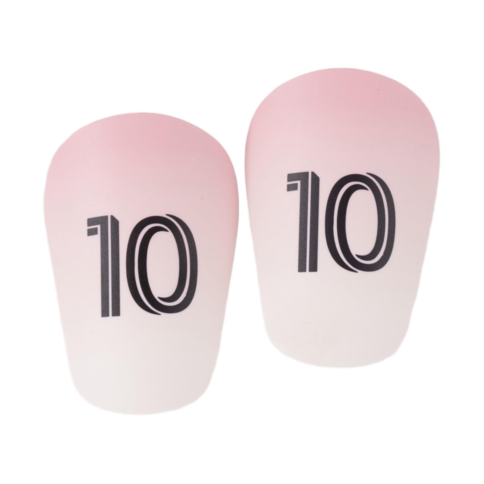 MERISHOPP®1 Pair Soccer Shin Guards Exercise Training Protective Pads for Men Kid Girl pink white and S|Sporting Goods | Team Sports | Soccer |1 Pair Football Shin Pads-image-34