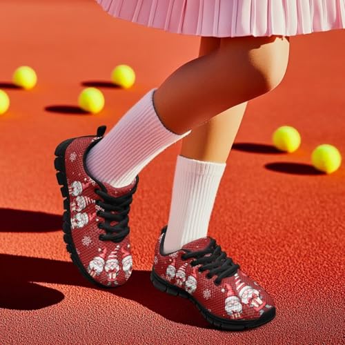 Kids Christmas Sneakers for Boys Girls Sports Running Shoes Lightweight Breathable Mesh Tennis Shoes Non Slip Casual Athletic Shoes3