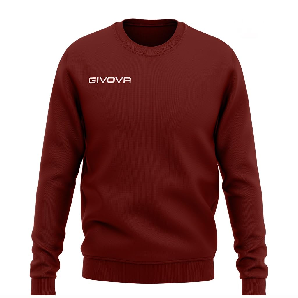 Givova, round neck shirt givova one, garnet, XS