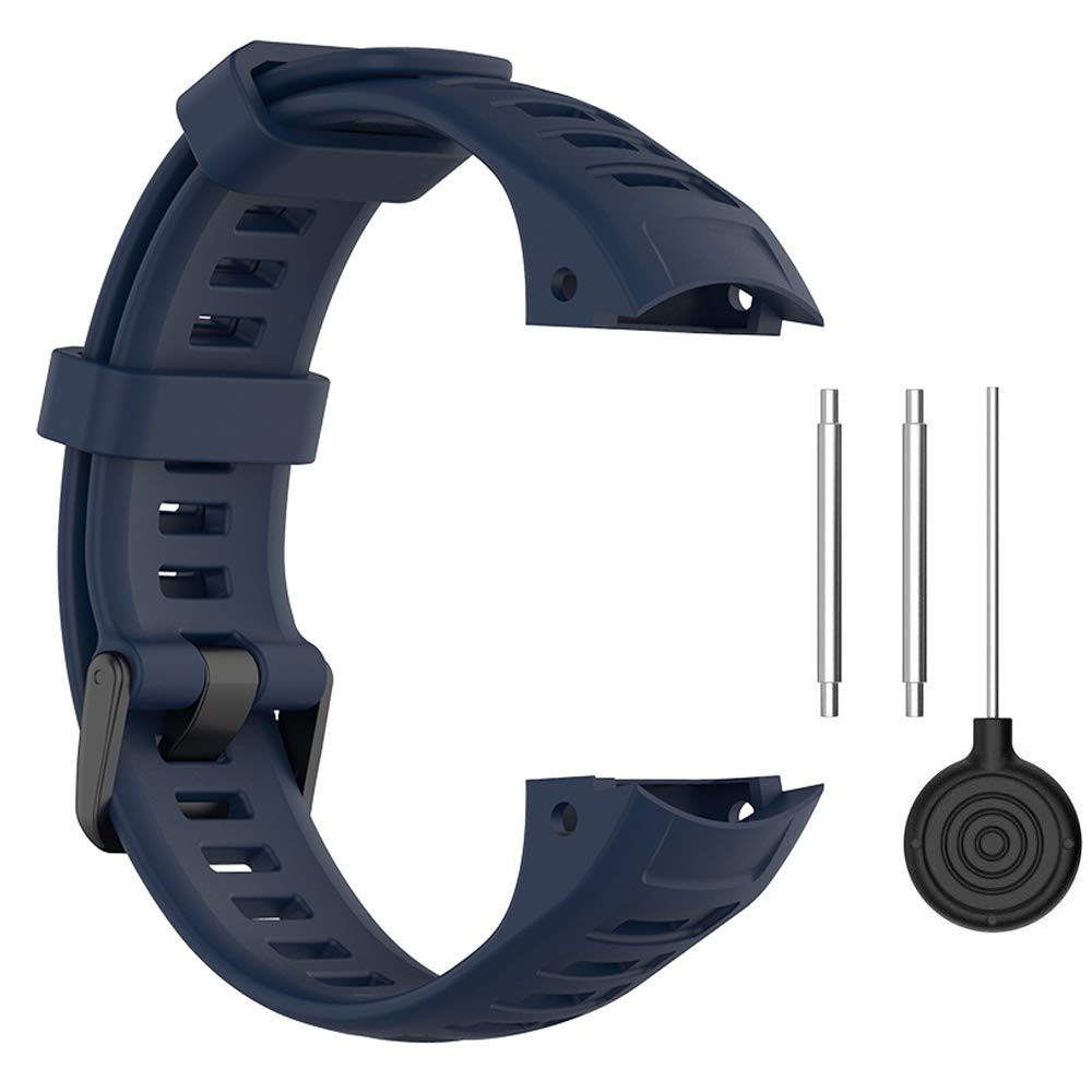 Pasek do zegarka Garmin Instinct 2/2 Solar, miękki silikonowy zamiennik paska do zegarka Garmin Instinct Tide/Tactical/Solar/Esports (bez trackera)