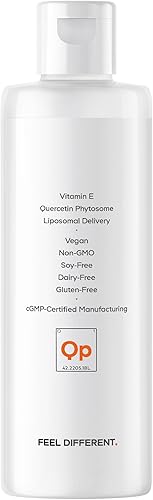 Miniatura 9 de Codeage Suplemento líquido de fitosoma de quercetina, quercetina 1000 mg dihidrato, suministro de 3 meses, apoyo inmunológico, Sophora Japonica,