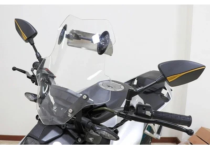 Espejo retrovisor de moto ajustable para solucionar puntos ciegos en GS 2