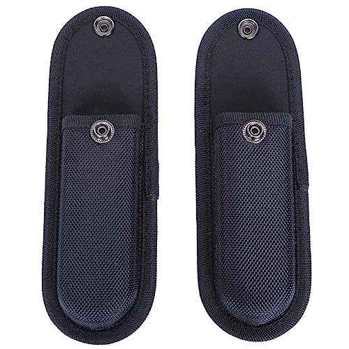 Osaladi 2 Pcs Pocket Knife Sheath Portable Pouch Knife Holders Shop Knife Sheaths Knife Sheath Holster Knife Storage Pouch With Belt Loop (Width: 6.4Cm, Height 2.8Cm When Not Buckled) #TOP2