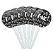 GRAPHICS & MORE E=MC 2 Energy Mass Equation Albert Einstein Theory of Special Relativity Math Cupcake Picks Toppers Decoration Set of 6