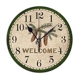 Best Pine Cones Wall Clocks product