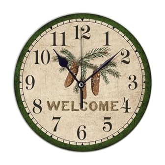 Pine Cones Wall Clocks