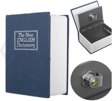 Mobee Book View Secret Safe - Navy Blue