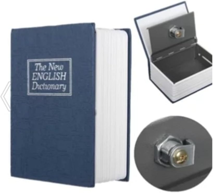 Mobee Book View Secret Safe - Navy Blue