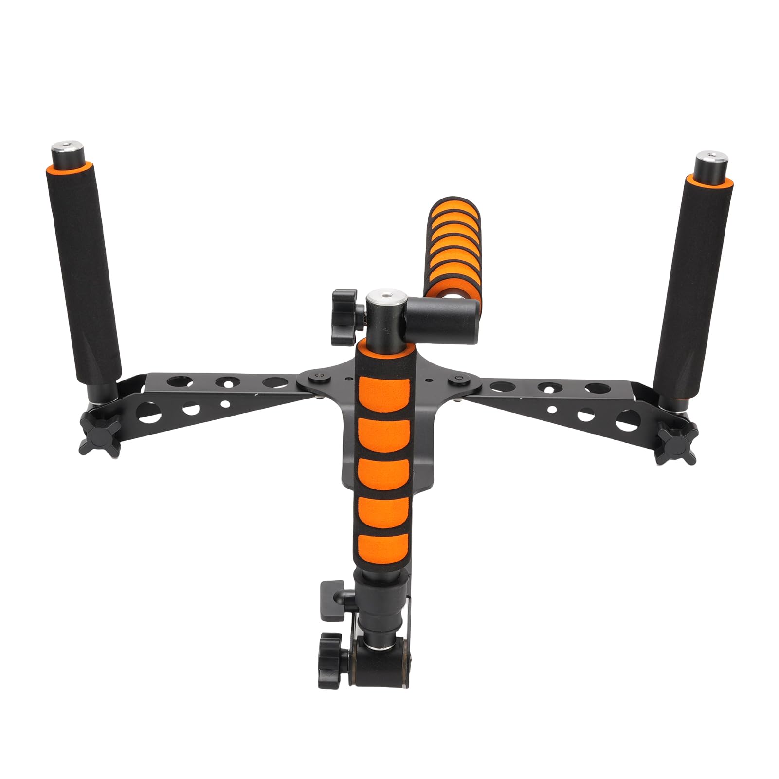 Kit de Plate-Forme de la Caméra de Support, Poignée Réglable de 3 en 1, Coussin épaule et Poignée à Libération Rapide, Stabilisateur pour Les Caméscopes DSLR, Pliable,