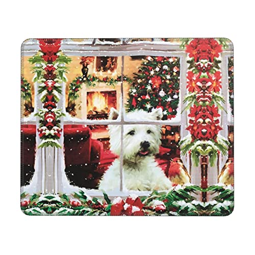 Tapis de souris de Noël pour ordinateur portable antidérapant et imperméable