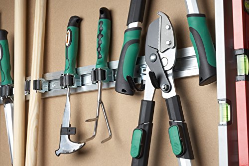 Gerätehalter Meisterleiste 500 mm mit 4 Haltern aus Aluminium