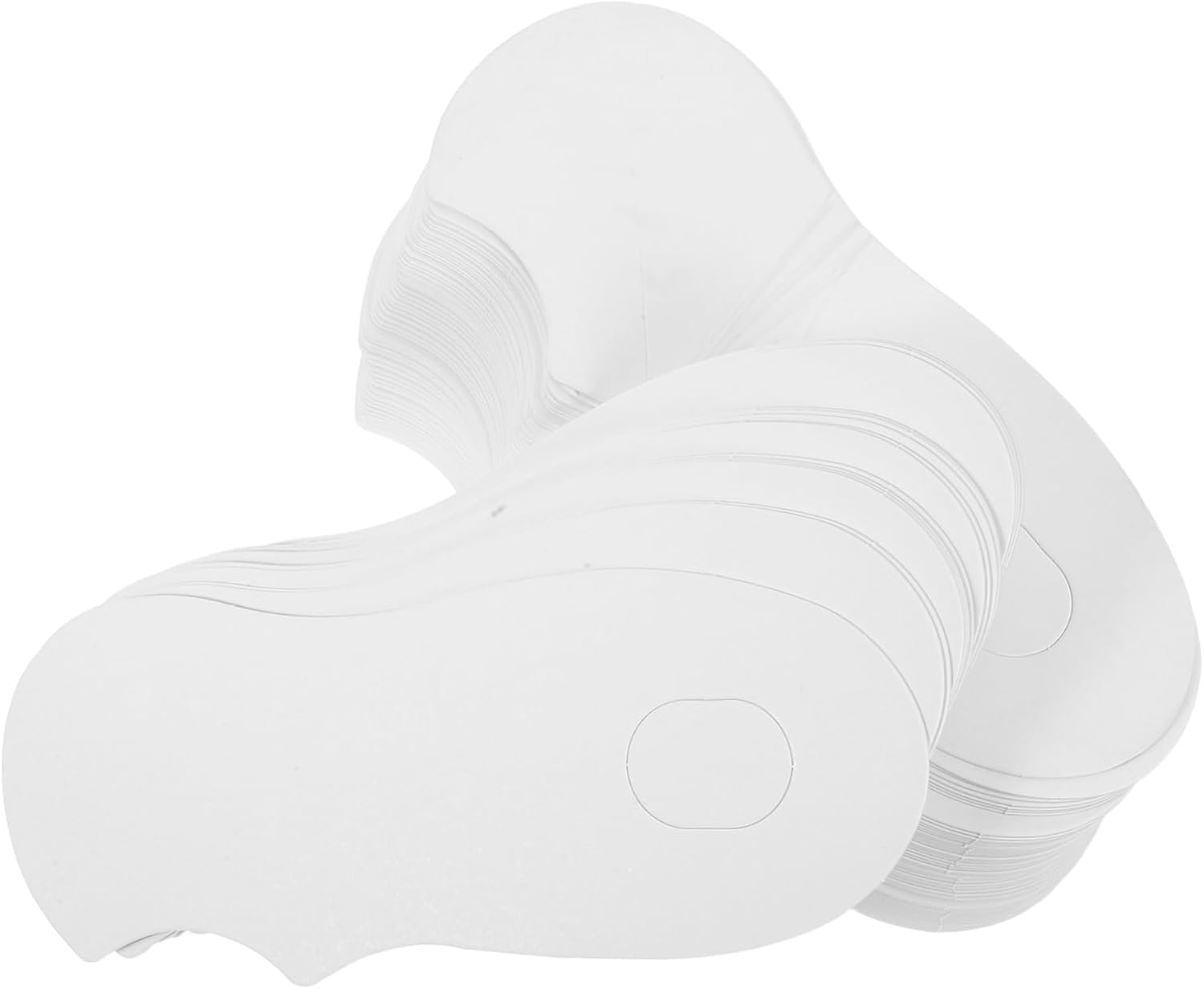 Beavorty 100pcs White Cardboard Sock Inserts Organizing Cards for Low Cut Socks Breathable Design for Moisture Wicking Retail Display