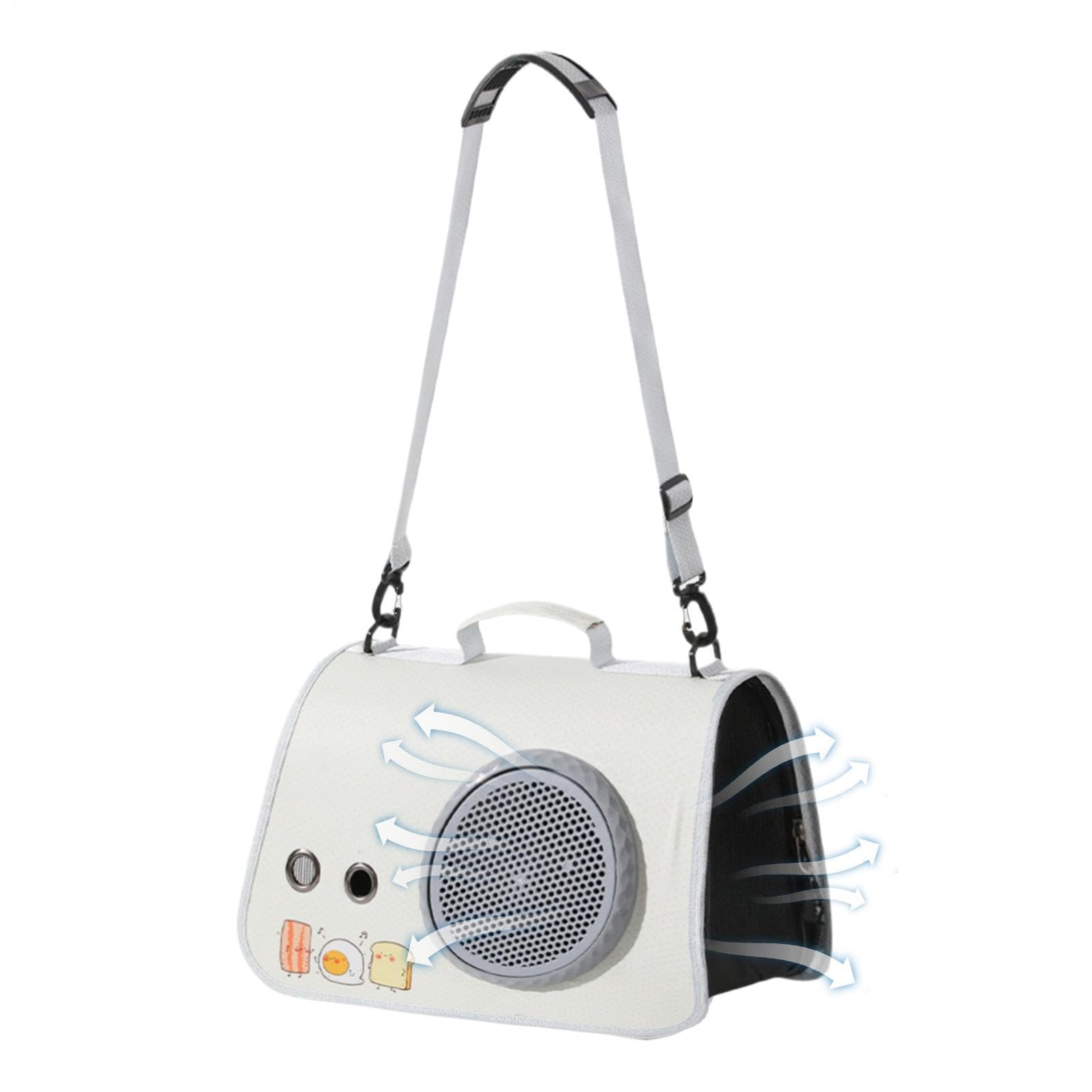 Sac à bandoulière pour chat transport d'animaux portable et léger