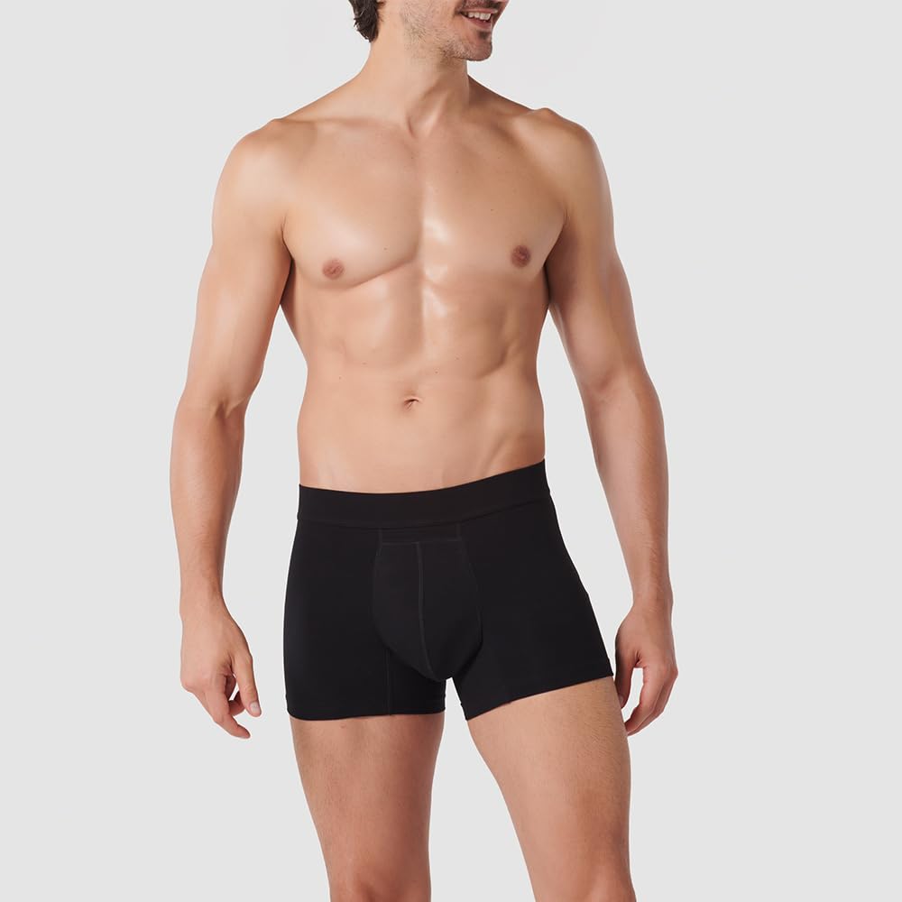 Siegmund Care Herren Boxershorts | Waschbare und Wiederverwendbare Hygieneunterwäsche mit bis zu 60ml Saugfähigkeit | Größe M bis XXL | bei Blasenschwäche und Tröpfchenverlust