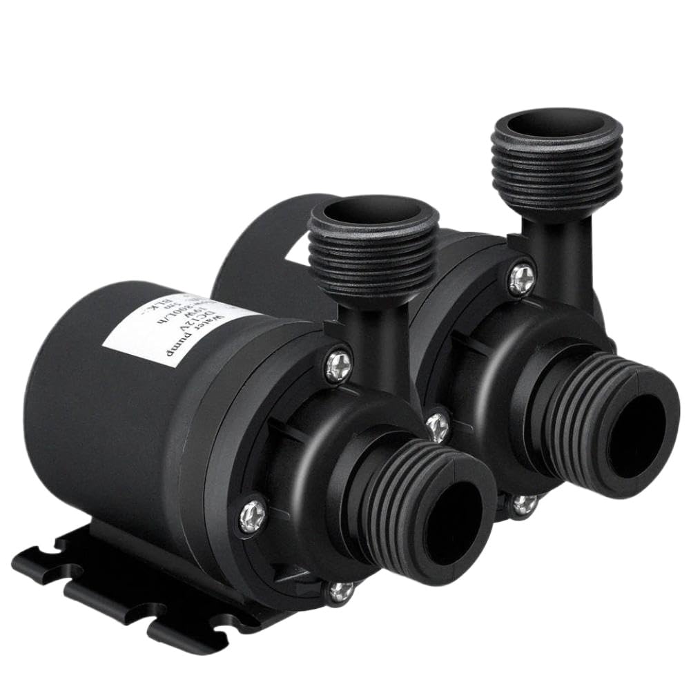 Submersible Hot Water Circulation Pump 800L/H 12V DC 5M Solar Brushless Motor