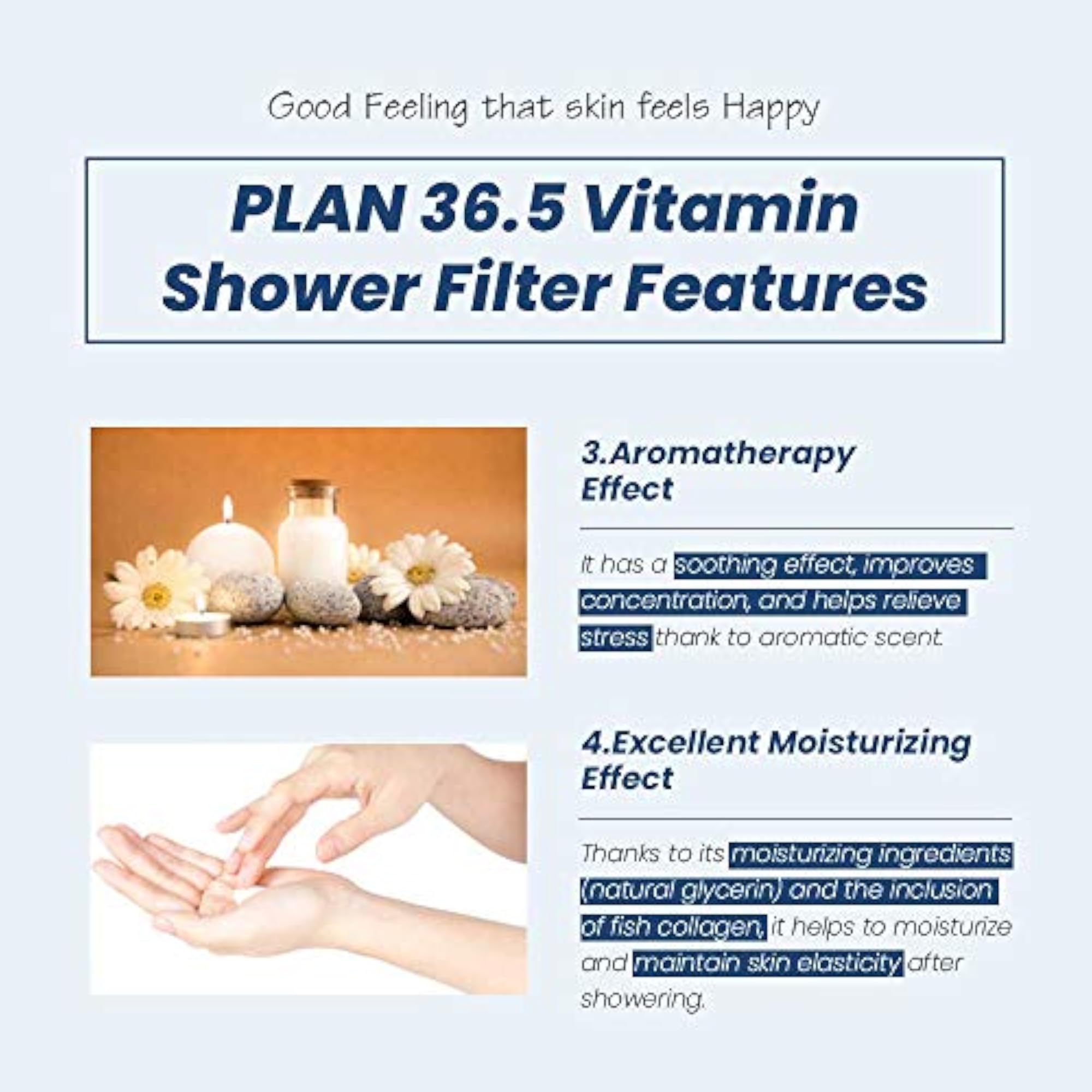 Vitamin Shower Filter - Chlorine Remover for Healthy Hair