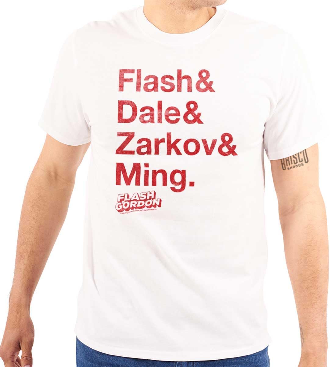 Brisco Brands Flash Gordon Comic Book Characters Graphic T Shirt Men or Women