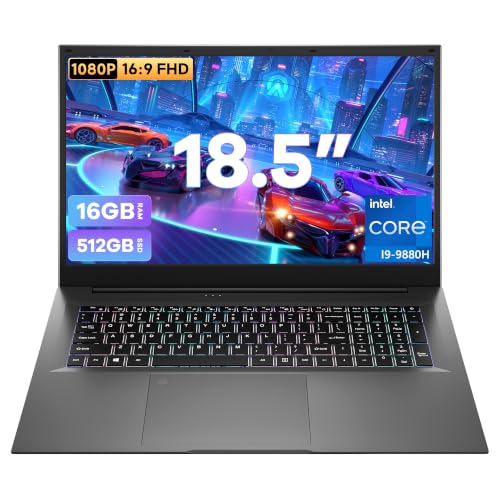Image of 18.5 Inch Laptops, Core i9 CPU (Up to 4.8 GHz), 16GB RAM, 512GB SSD, WiFi-6