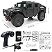 SWATOW 1:14 Scale 4WD Off-Road Car RC Crawler Military Truck with Led Light, All-Terrain Remote Control Car RTR Hobby Toy Armored Vehicle Gift for Boys Adults