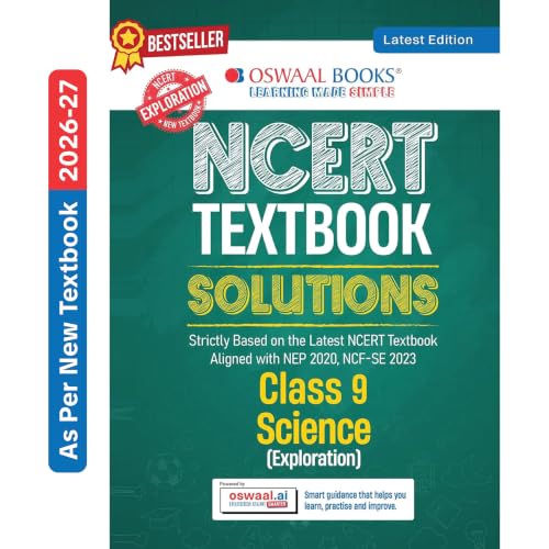 Image of Oswaal NCERT Textbook Solutions Science (Exploration) , Class 9 (NCERT) | Revision Notes, Mind Maps, Solved Intext & Exercise Questions | Oswaal AI
