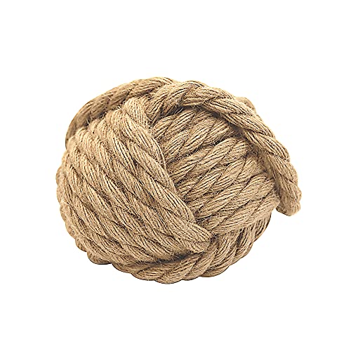 Creative CoOp Nautical Rope Knot Door Stop, Natural