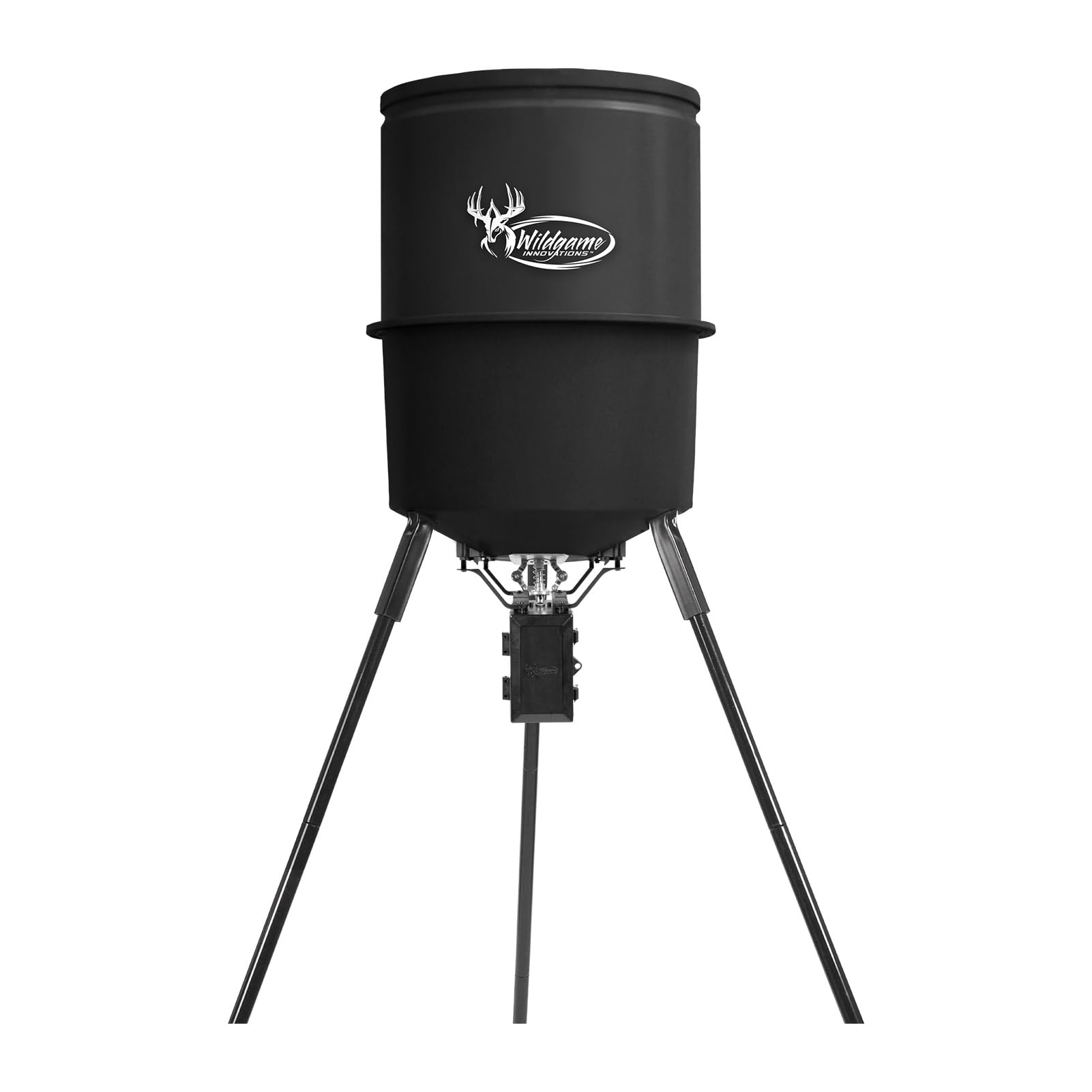 Evolution 30-Gallon Game Feeder Kit | Durable Weather-Resistant Varmint-Proof Deer Feeder with 225-Pound Capacity, 1-4 Feed Times & 30-Feet Radius