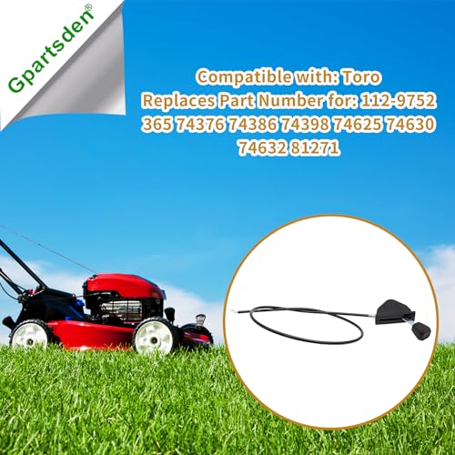 Gpartsden 112-9752 Throttle Cable for Toro 74365 74376 74386 74398 74625 74630 74632 81271 Lawn Mower by Gpartsden - Used condition - Image 4