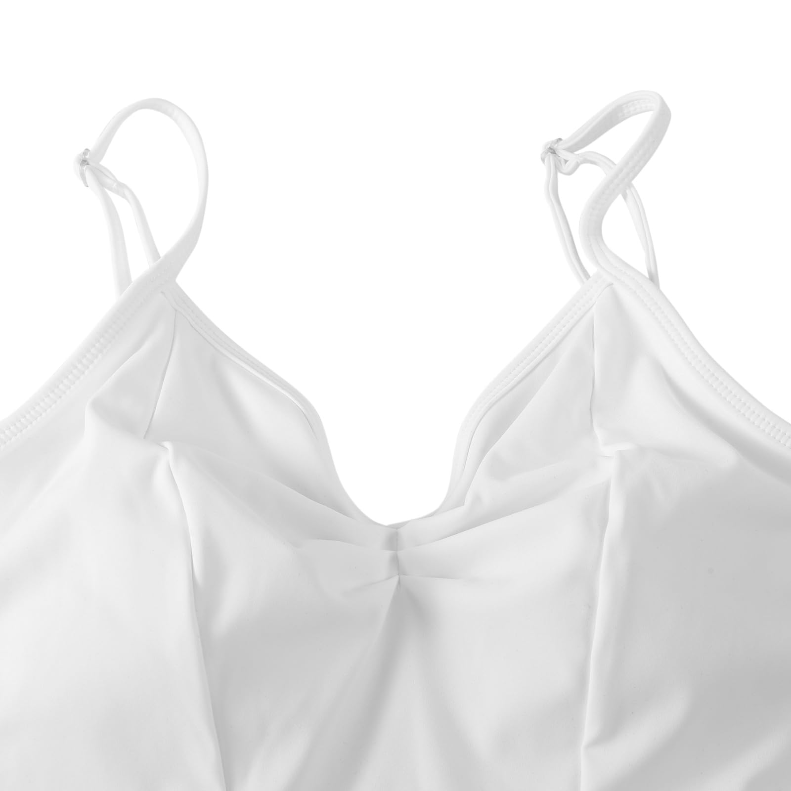 HROYL Mujer Maillot de Danza Ballet sin Mangas Leotardos para Danza Baile Gimanasia Ritmica para Mujer,C11