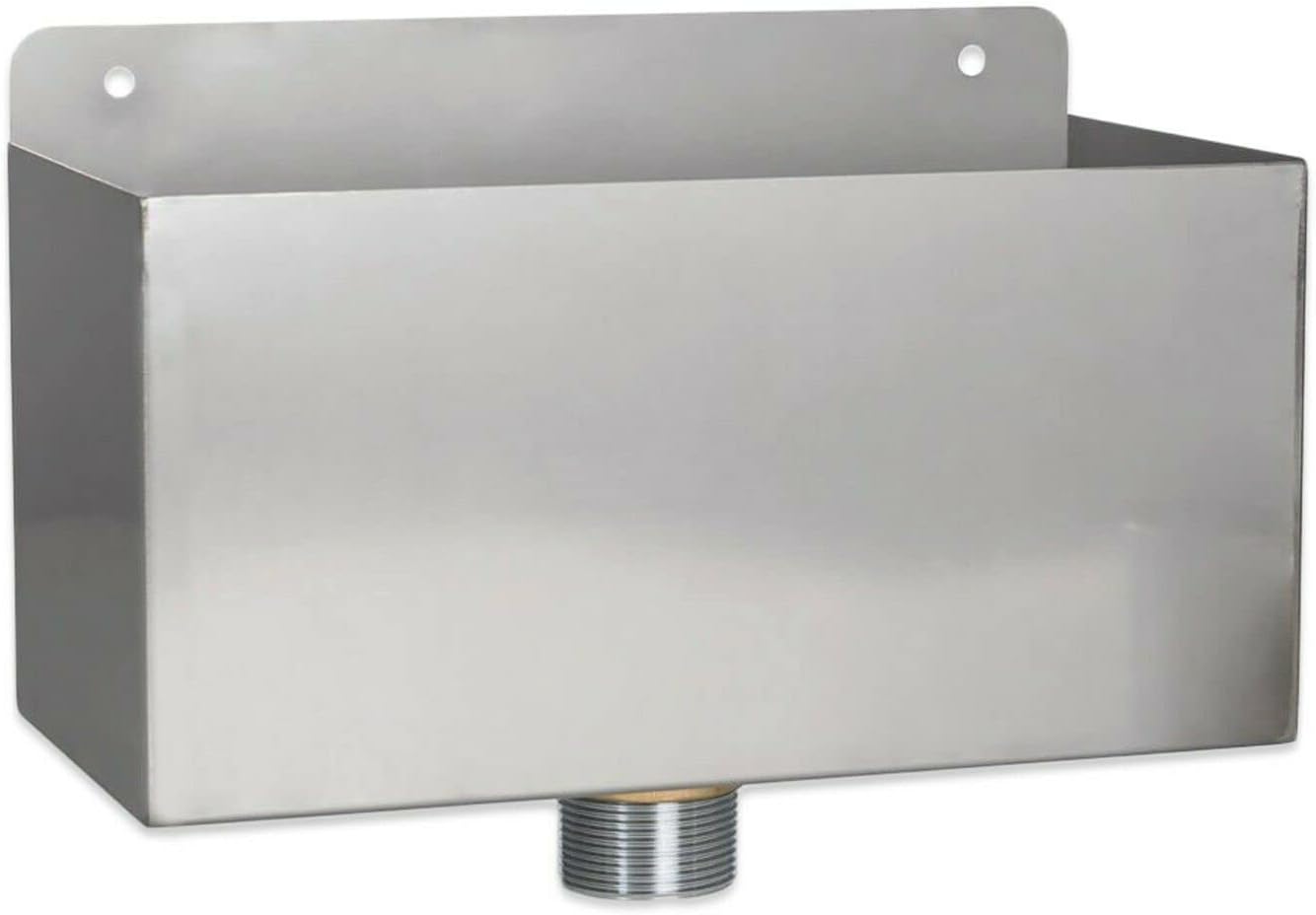 STAINLESS STEEL TUNDISH WALL MOUNTED BOX HOPPER FOR COMBI STEAM OVEN DRAIN LARGE TUN DISH