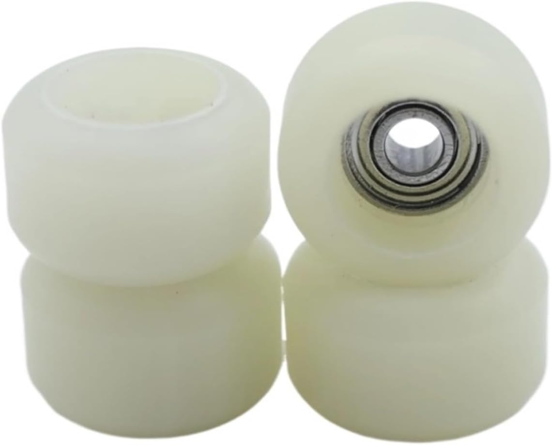 Fingerboard Wheels 65D Urethane Fingerboard Wheels Mini Pro Shape(Beige)