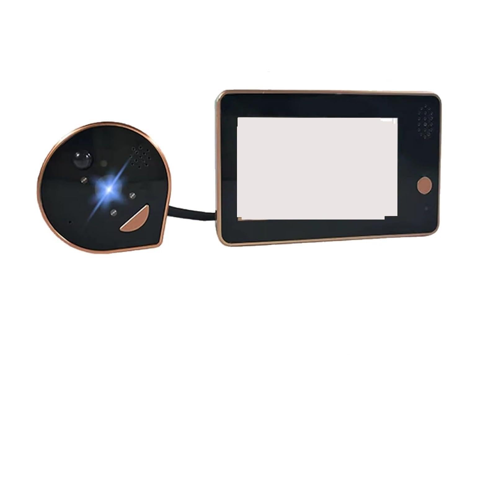 Timbre de Puerta Inteligente de Alta definición de 3 MP con Apertura de Puerta, monitoreo de Seguridad for el hogar Taya, WiFi, 3 Millones de píxeles Ultra claros Notificaciones en Tiempo Real(Beige)