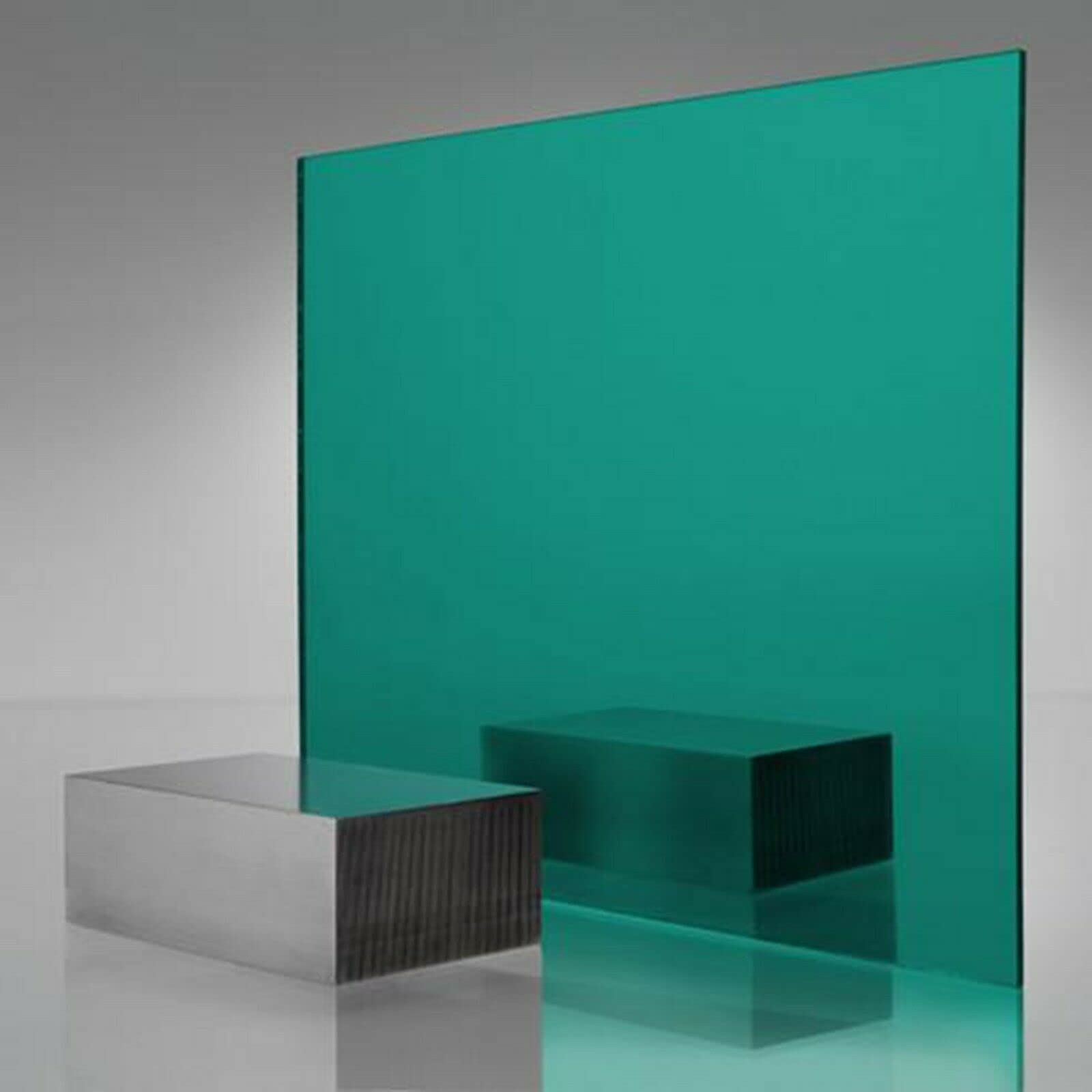 Blanks Direct Mirror Tiles Teal Sheets Mirrored Perspex Reflective Squares for DIY Arts and Crafts Class Projects Non-Adhesive A4 A3 600 x 600mm 1200 x 810mm (10, A4 210mm x 297mm)