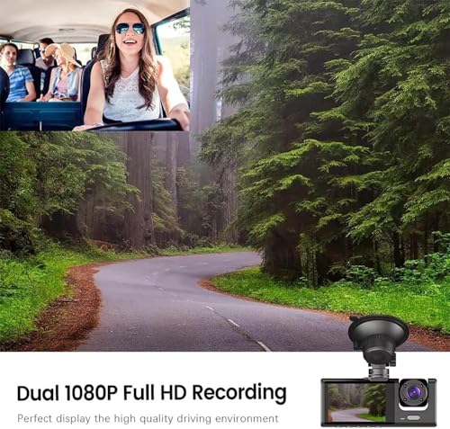 Dvr Automotivo Câmera Frontal Interna Ré Grava Imagem E Som