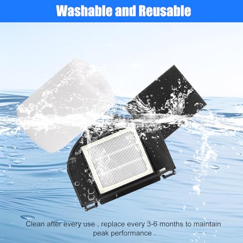 Image of Replacement Parts for Shark RV2310AE /AV2310AE /RV2320S /RV2300S /UR2360S Matrix Robot Vacuum Cleaner,1 Main Brush Roller, 6 Side Brushes, 2 HEPA Filters, 2 Foam Filters(Not for RV2300 /RV2310)-13Pack