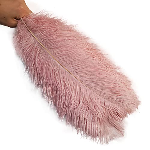 Happy Feather 16-18 Inch Pink Ostrich Feathers Cratfs For Wedding Party Centerpieces Home Decoration Diy Craft Pack Of 10 #TOP5