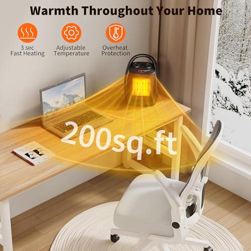 Calefactor Eléctrico Portátil Cerámico 1500W 120V miniatura 3