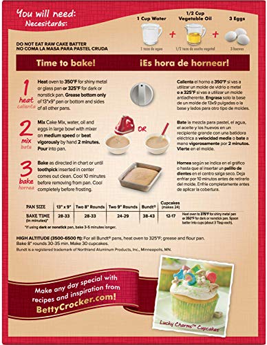 Image of Betty Crocker Super Moist Cake Mix-Cherry Chip-15.25 Oz,2 Pack