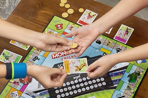Monopoly Cricket Board Game | Cricket-Themed Monopoly Board Game for Families and Kids | for Ages 8+ | for 2 to 6 Players | Birthday Gift for Kids & Families 8 51fFwqrpUTL