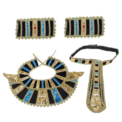 Cosplay Homme Soirée Costume Égyptien Pharaon Doré tissu léger