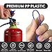 200 Plastic Security Seals Secure Anti-Tamper Fire Extinguisher Tags Numbered Zip Ties Inspection Tags Breakable Label Tags Pull Tite Safey Tags for First Aid Kits, Clothes,Bags (Blue)