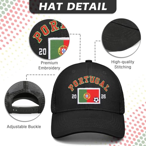 Image of Adjustable State Flag Trucker Hat Mesh Baseball Cap with Embroidered Patch for Men Women