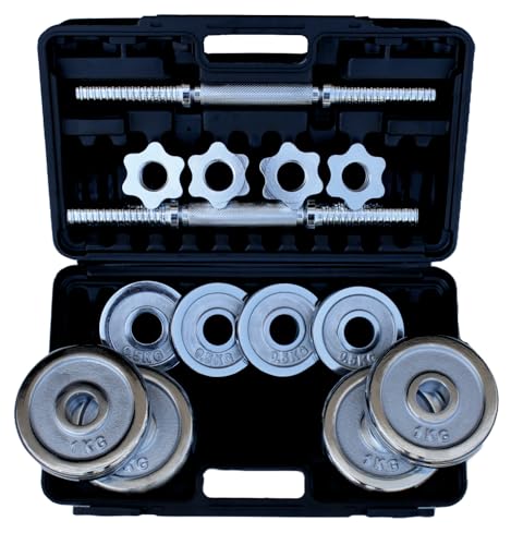 Lisaro Kurzhanteln – Set | 10/15 kg | inkl. Sternverschlüsse &...