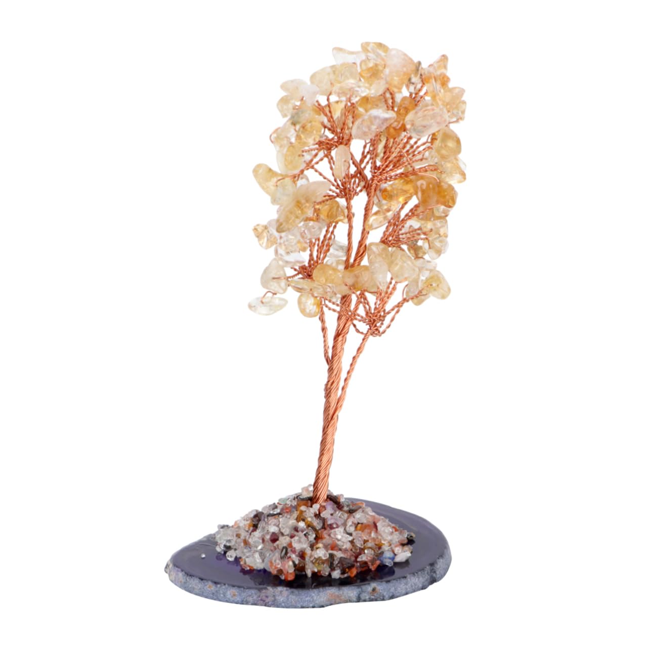 STOBAZA 1pc Tree Decoration Money Tree Desktop Ornament Crystal Money Tree